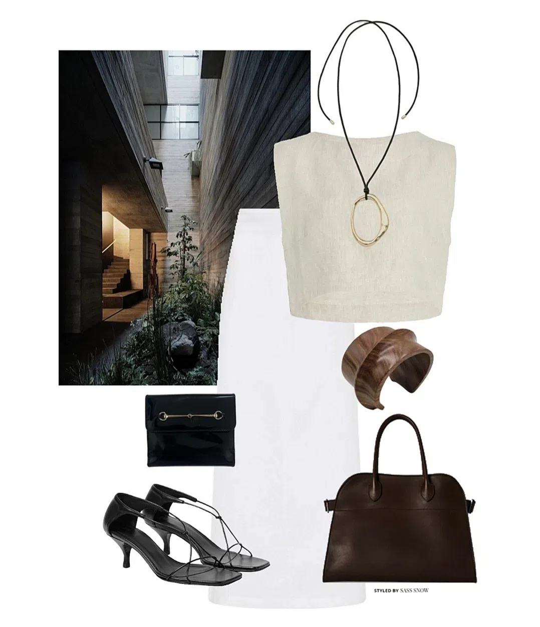 TOTÊME The Knot Leather Sandals In Black