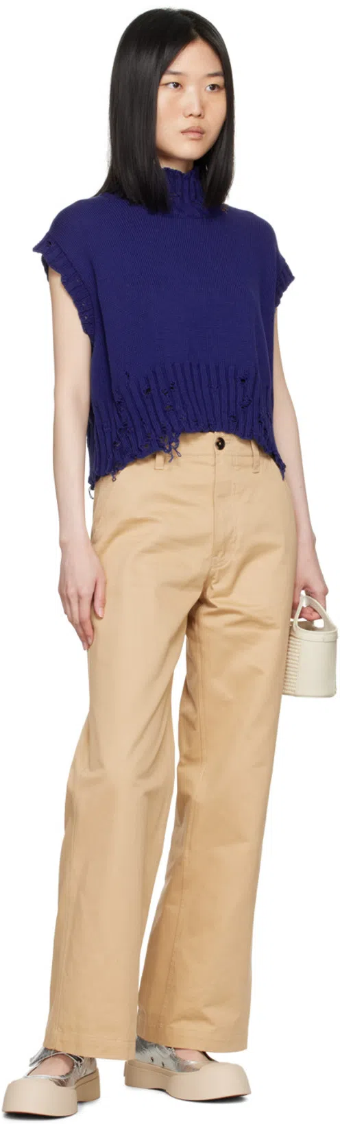 MARNI Minimalist White Sneakers With Wide Strap Closure