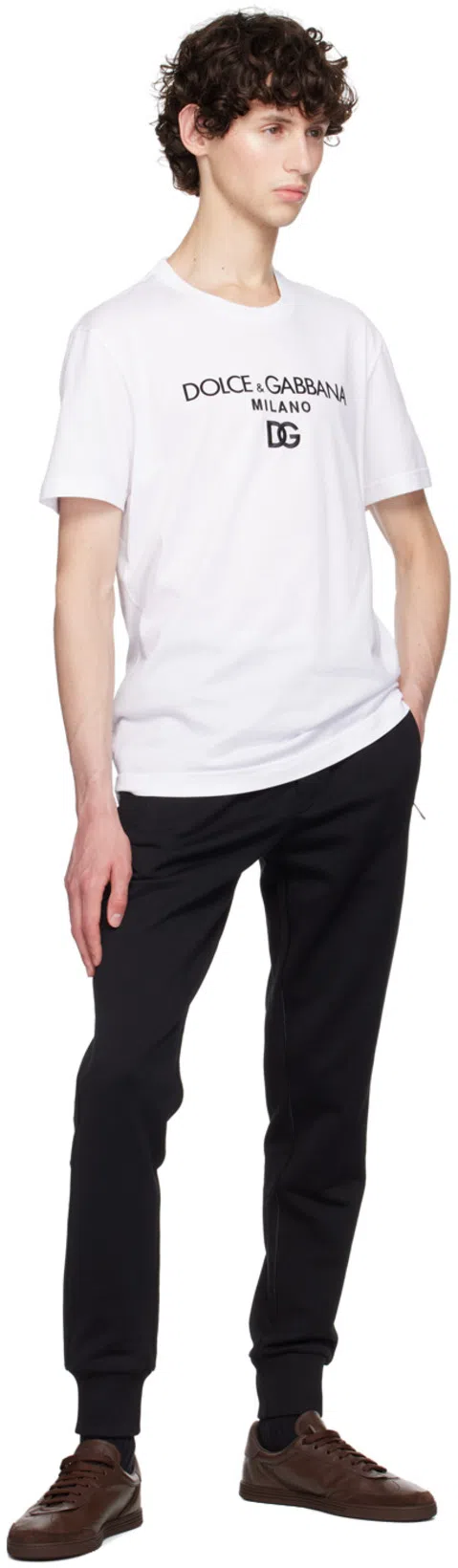 DOLCE & GABBANA White Cotton T-shirt