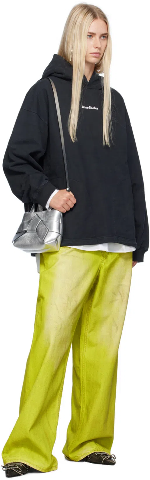 ACNE STUDIOS Sweatshirt À Capuche In Black