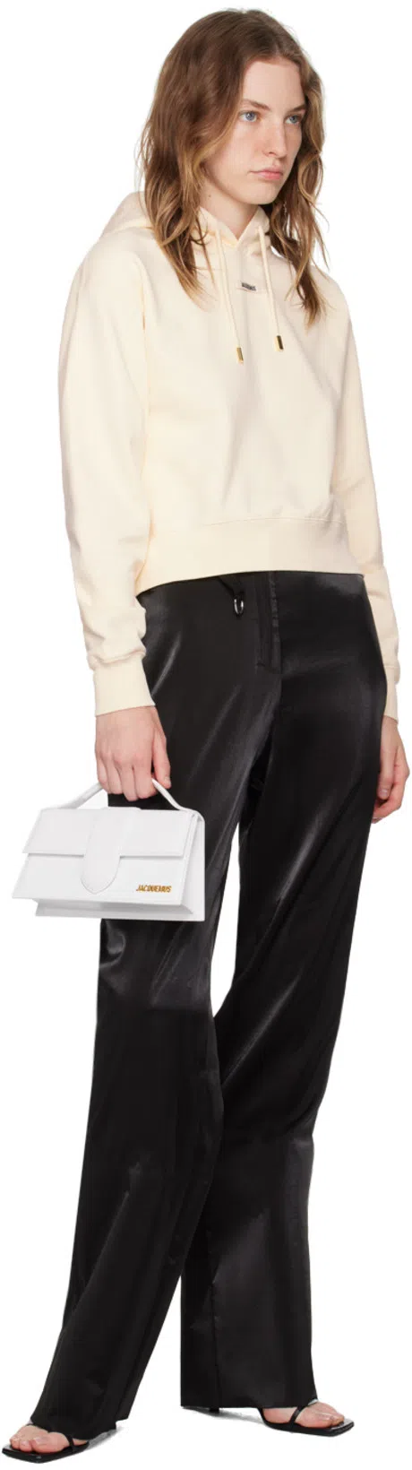 JACQUEMUS Black Les Sculptures 'le Pantalon Cubo' Trousers In 990 Black