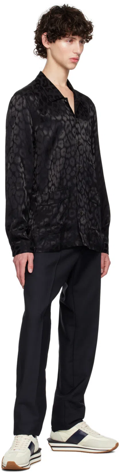 TOM FORD Logo Lace Low-cut Skate Shoes In Beige