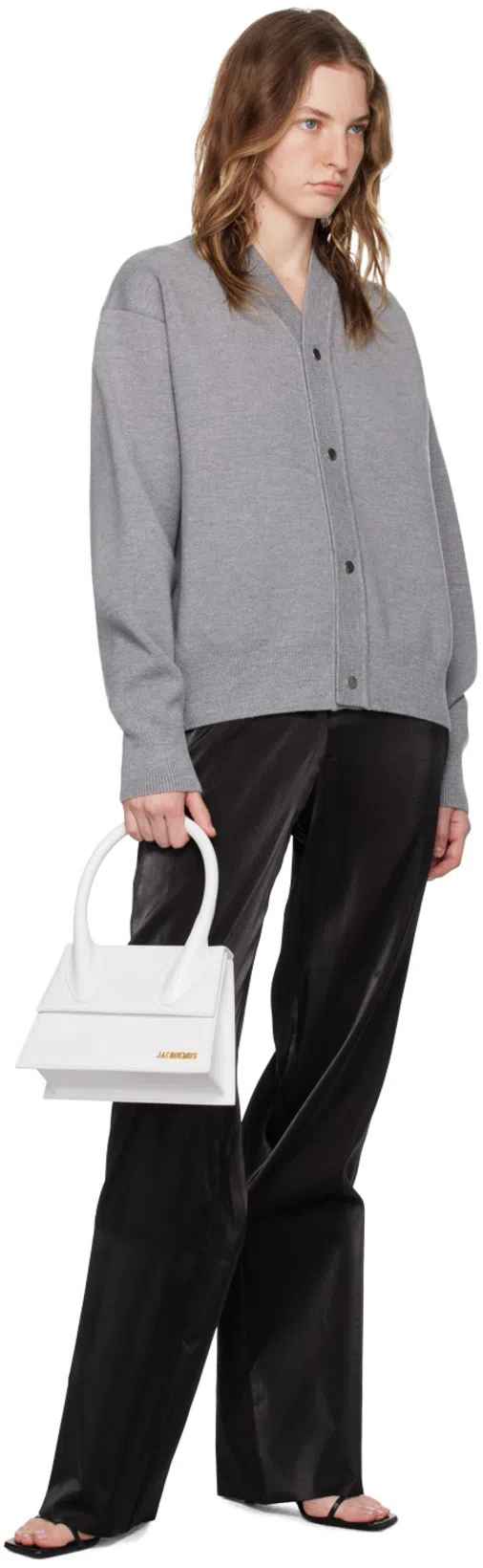 JACQUEMUS Black Les Sculptures 'le Pantalon Cubo' Trousers In 990 Black