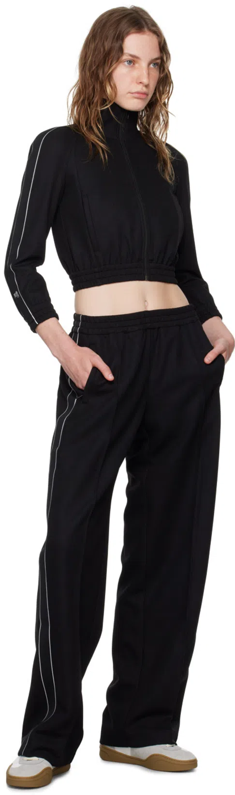 ALEXANDER WANG T T By Alexander Wang Black Polyester Sweatshirt