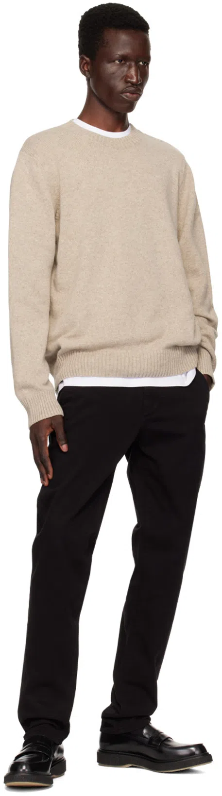 JIL SANDER Men's Basic T-shirt In White