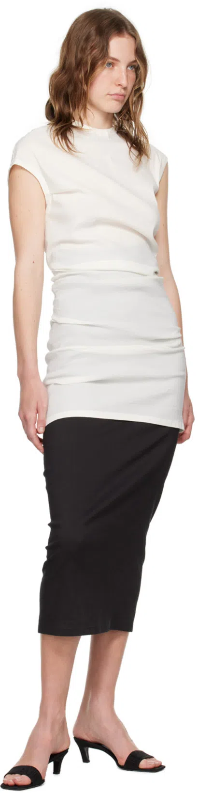 TOTÊME Toteme Square Toe Kitten Heel Satin Sandal In Black