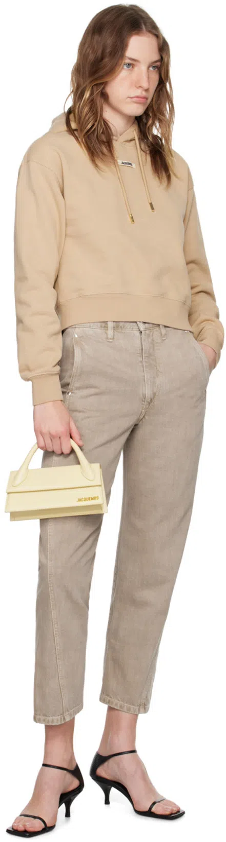 JACQUEMUS Off-white Les Classiques 'le Chiquito Long' Bag In Beige