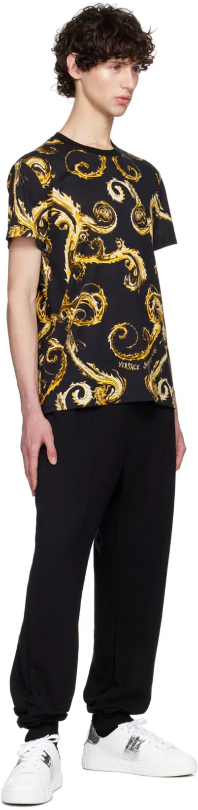 VERSACE Embroidered Greek Pattern Sneakers In White