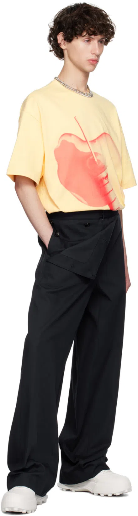 JIL SANDER Leather Sneakers In White