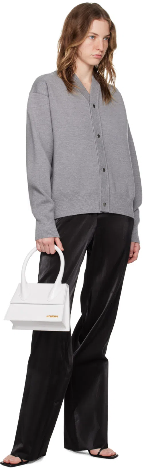 JACQUEMUS Black Les Sculptures 'le Pantalon Cubo' Trousers In 990 Black