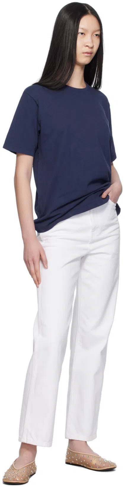 KHAITE Marcy Crystal-embellished Mesh Flats In Nude