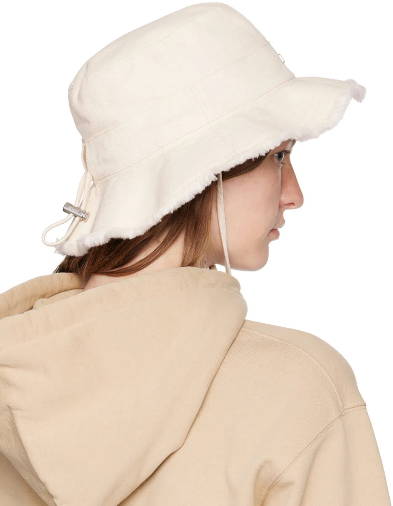 JACQUEMUS The Gros Grain Hoodie In Neutral