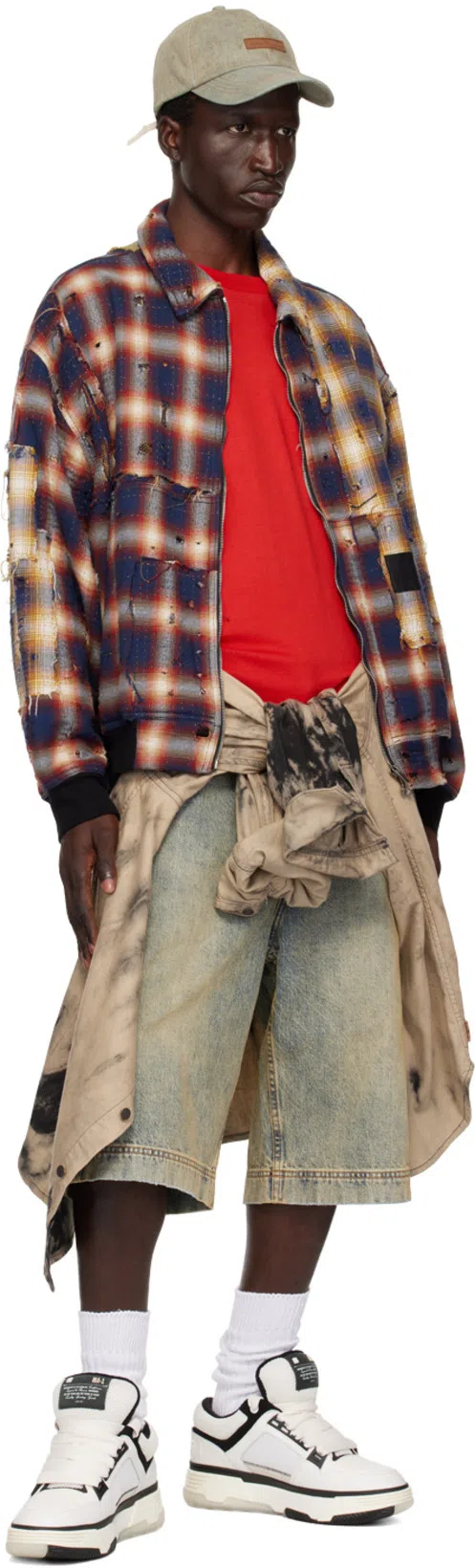 AMIRI White Leather Sneakers