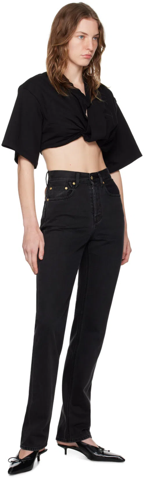 JACQUEMUS Jeans Black