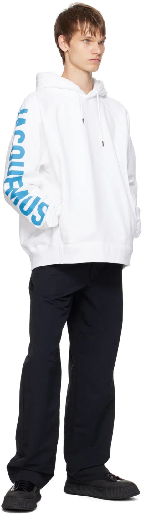 JACQUEMUS Logo-patch Cotton T-shirt In Black