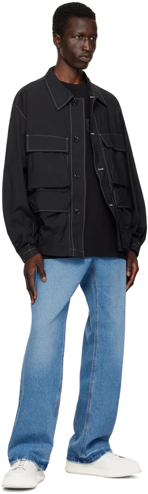 JACQUEMUS Short Sleeves T-shirts In Black