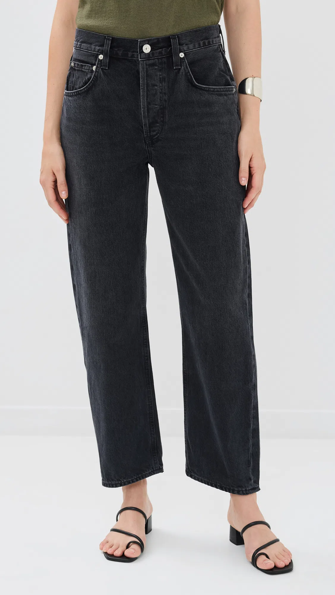 CITIZEN OF HUMANITY Citizens Of Humanity Annina Straight Leg Jeans In Black