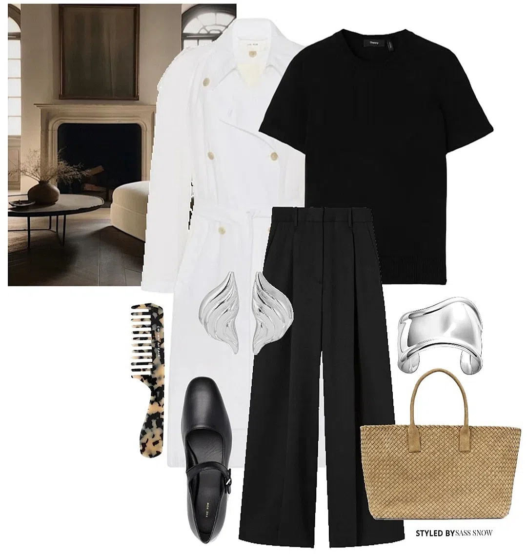 THE ROW Boheme Mj Ballet Flats In Nappa Leather In Black