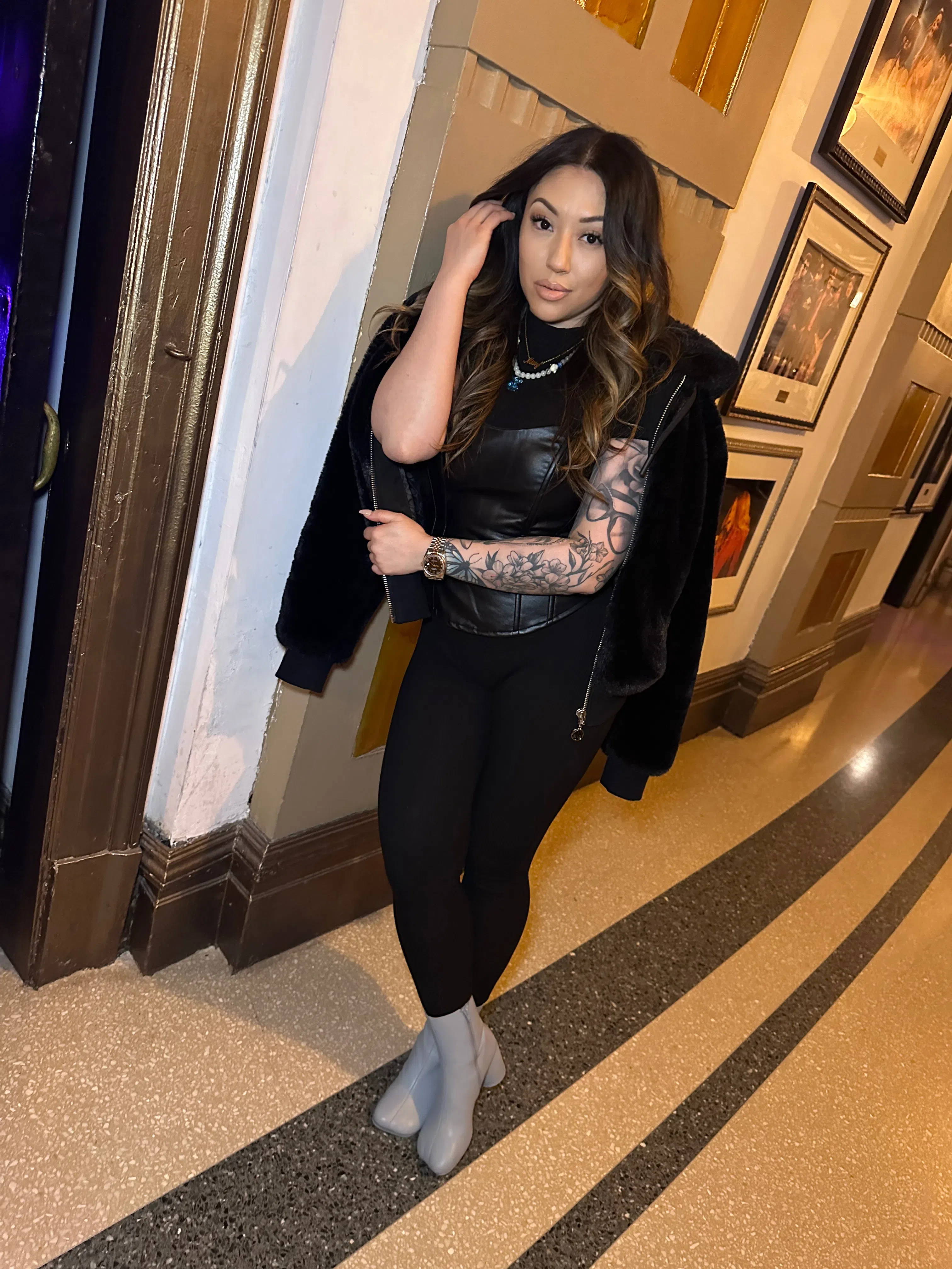 MAISON MARGIELA Tabi Ankle Boots In Black