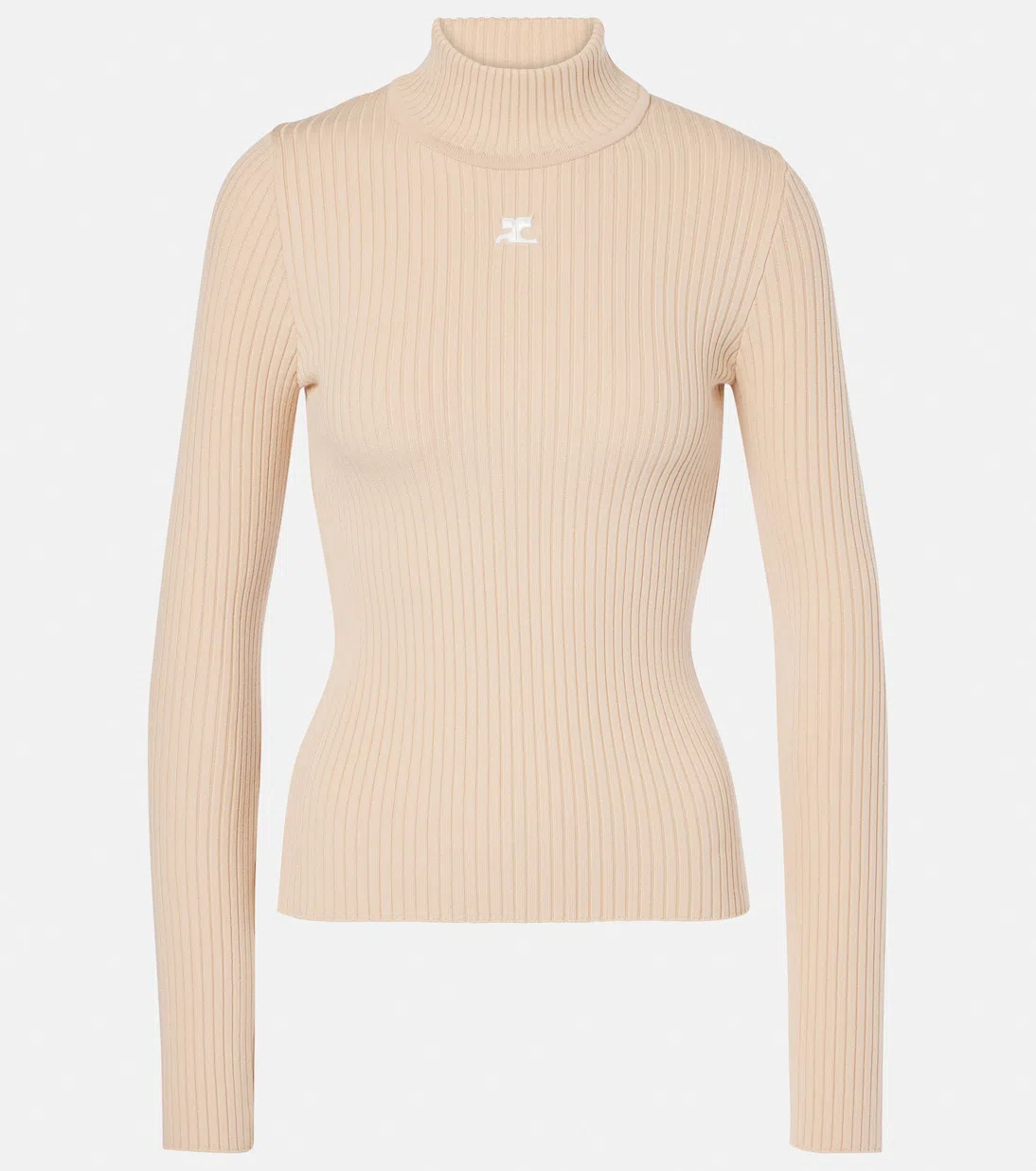 COURRÈGES Courreges Re Edition Jacket In Coated Cotton In Gold