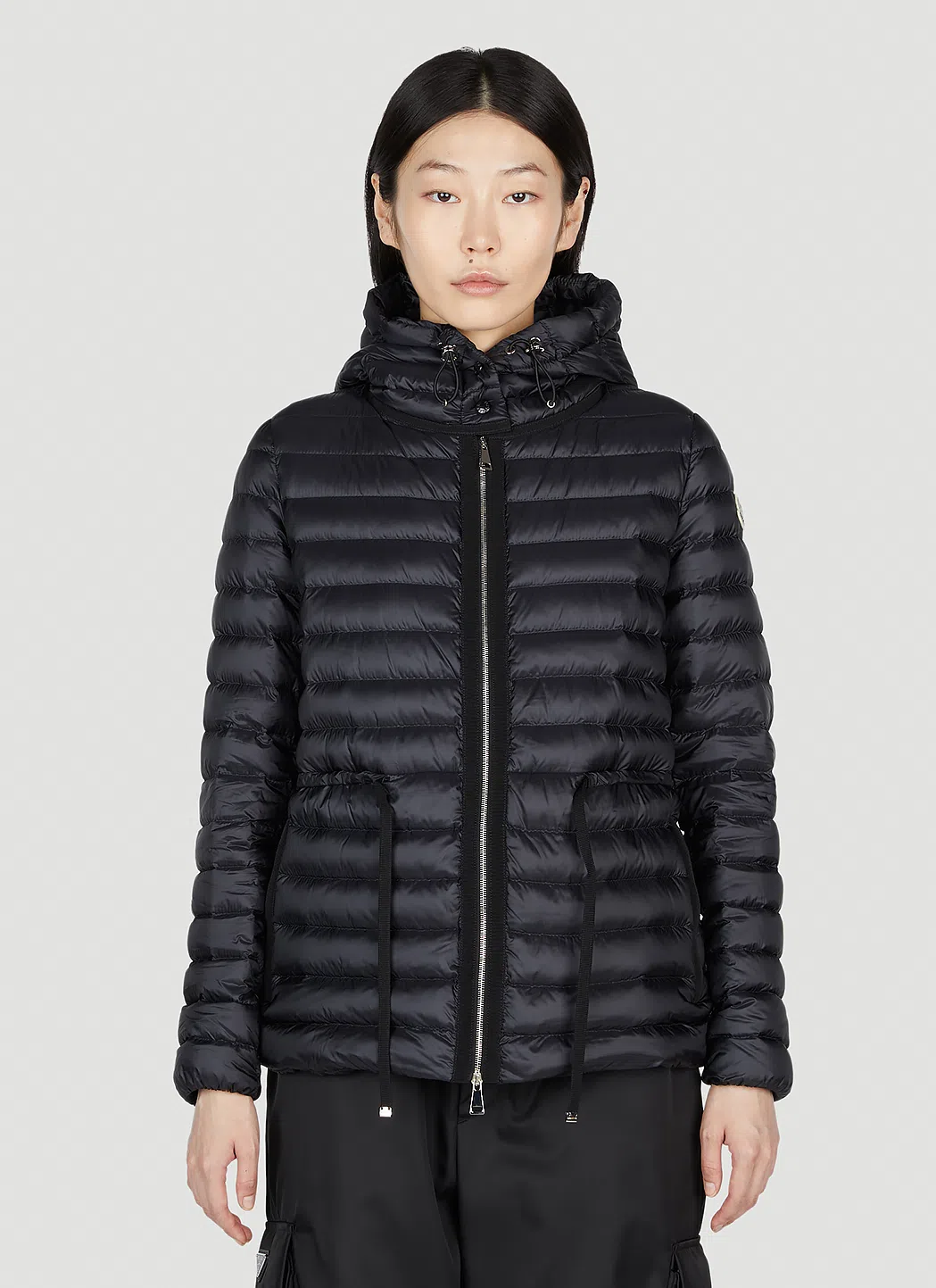 MONCLER Black Fabric Trailgrip Gtx Sneakers In Multi