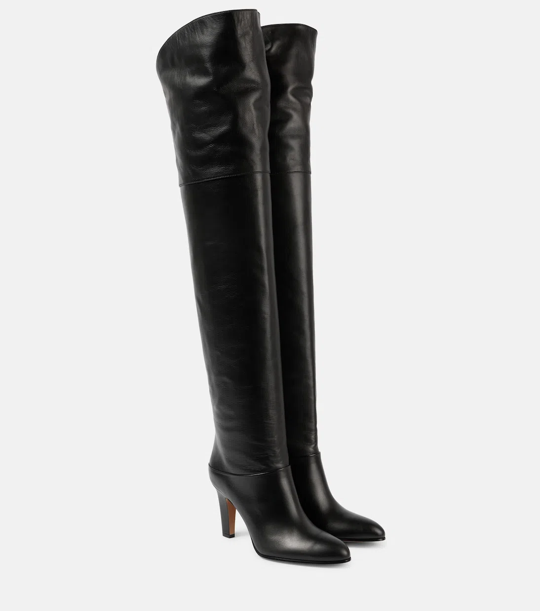 CHLOÉ Eve Leather Over-the-knee Boots In Black