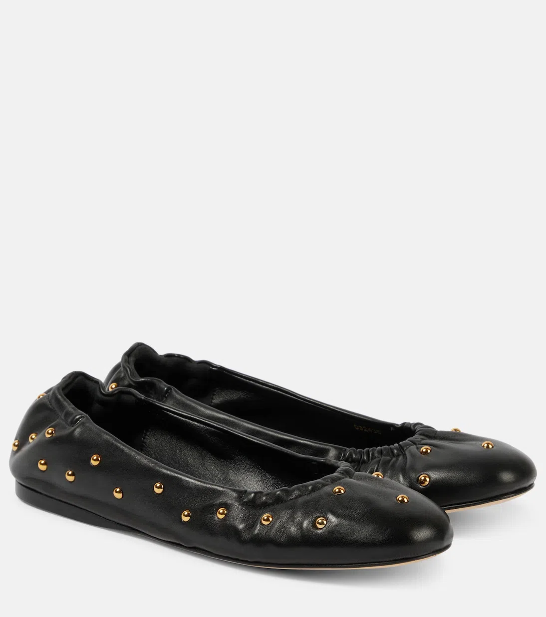 CHLOÉ Black Leather Ballet Flats