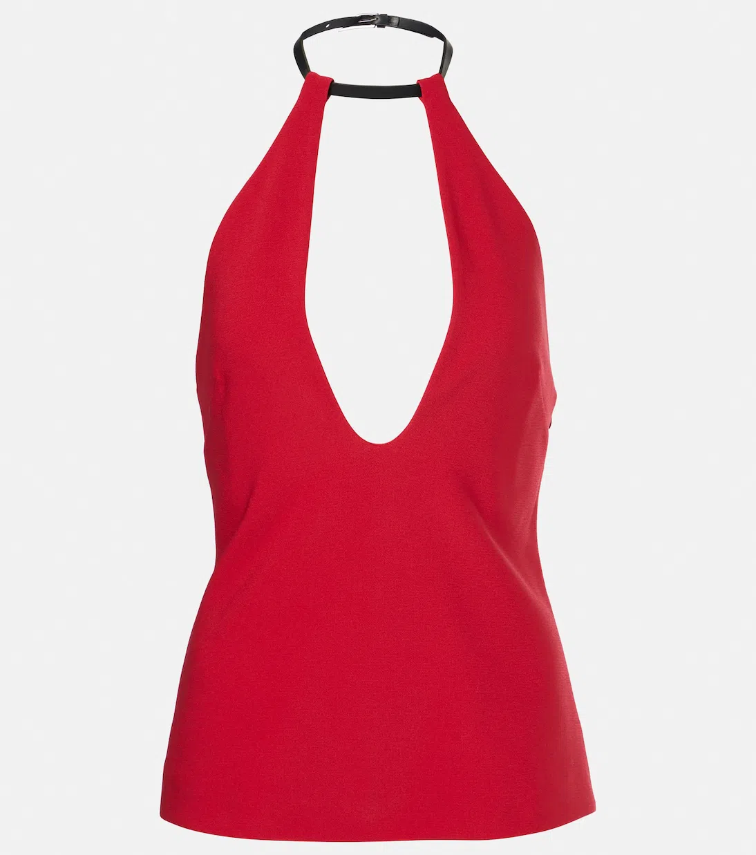 ATTICO Cheope Leather Knee Boots In Black