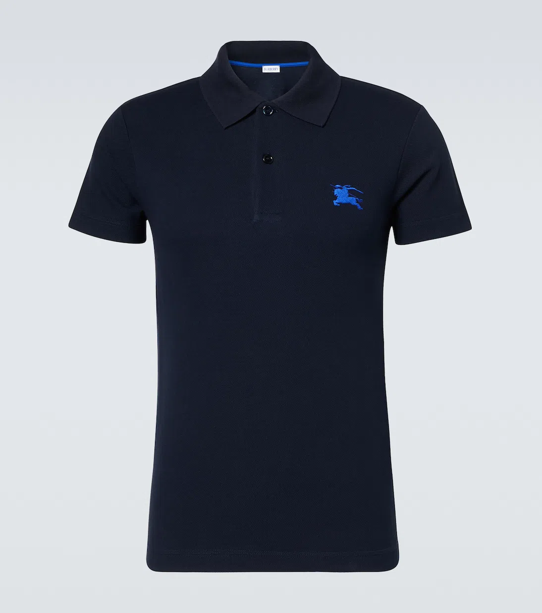 BURBERRY Cotton Essential Polo In Black