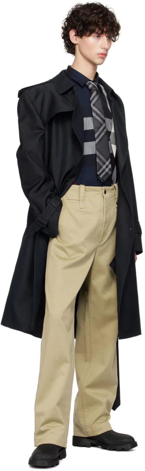 BURBERRY Summerton Shirt Men In Blue