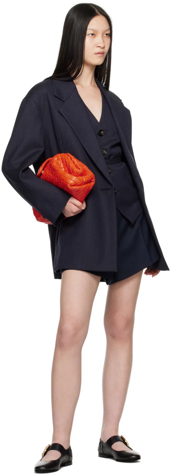 BOTTEGA VENETA Double Breasted Jacket In Multicolor