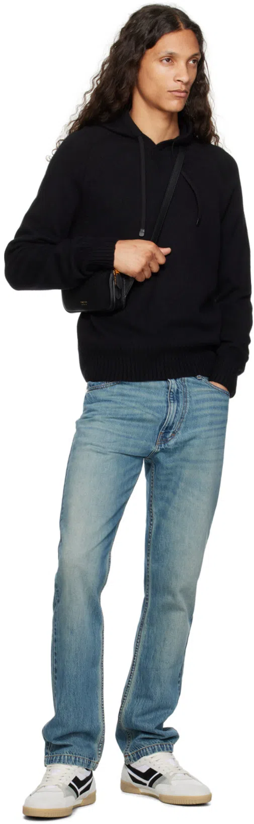 TOM FORD Round Head Lacing Low-cut Casual Sneakers In Multi