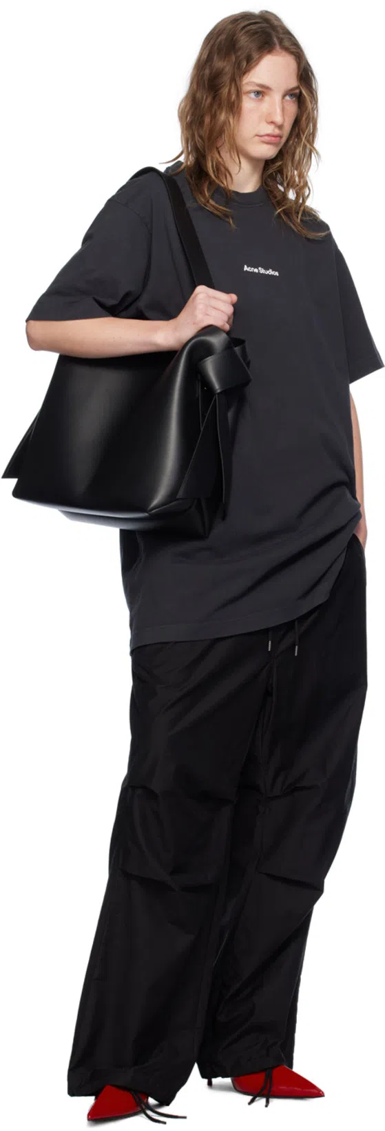 ACNE STUDIOS Red Leather Heels In Ack Red