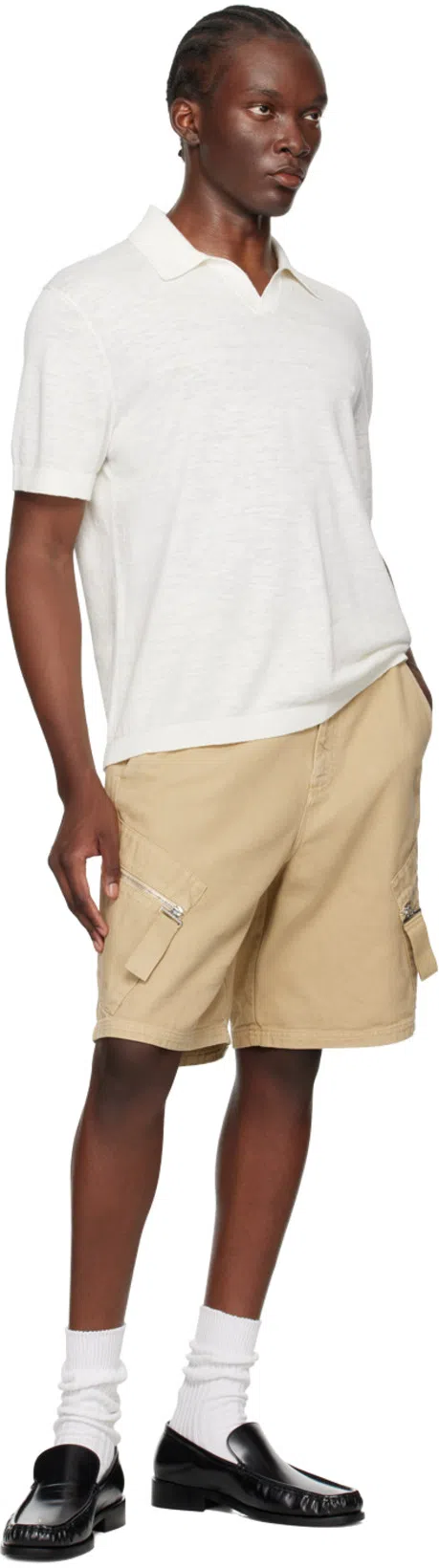JACQUEMUS Marrone Shorts In Neutrals