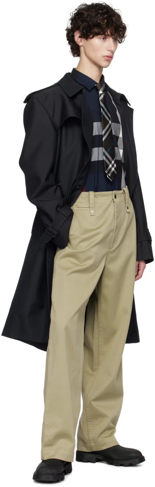 BURBERRY Summerton Shirt Men In Blue