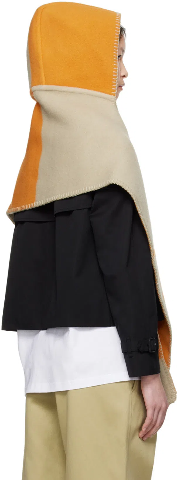 BURBERRY Women White T-shirt With Vintage Check Motif On The Sleeves In Cotton Woman