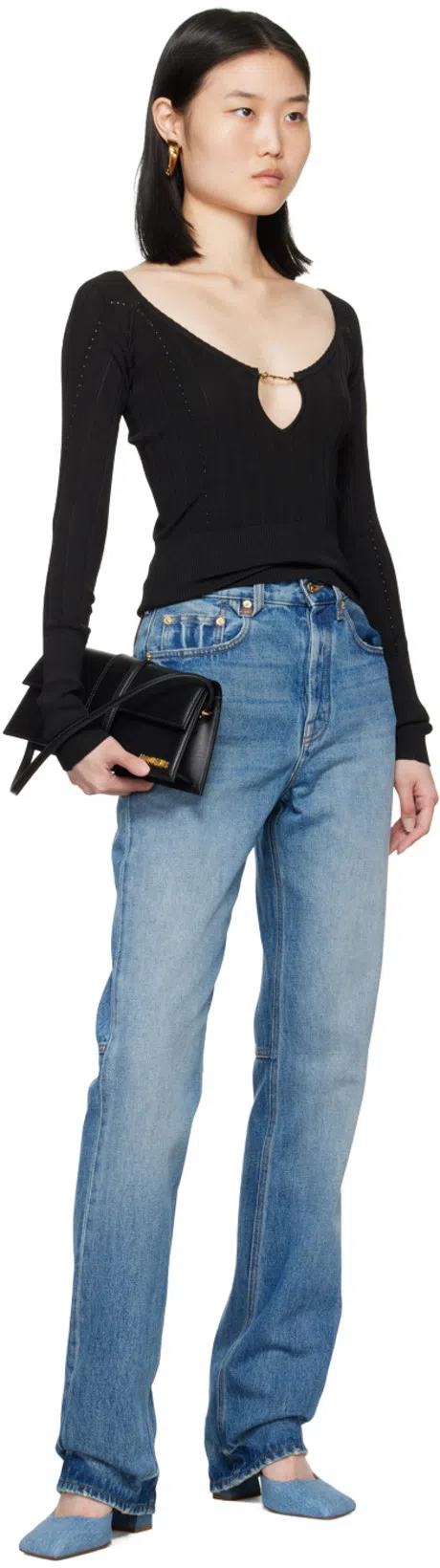 JACQUEMUS Le Haut Pralu In Black