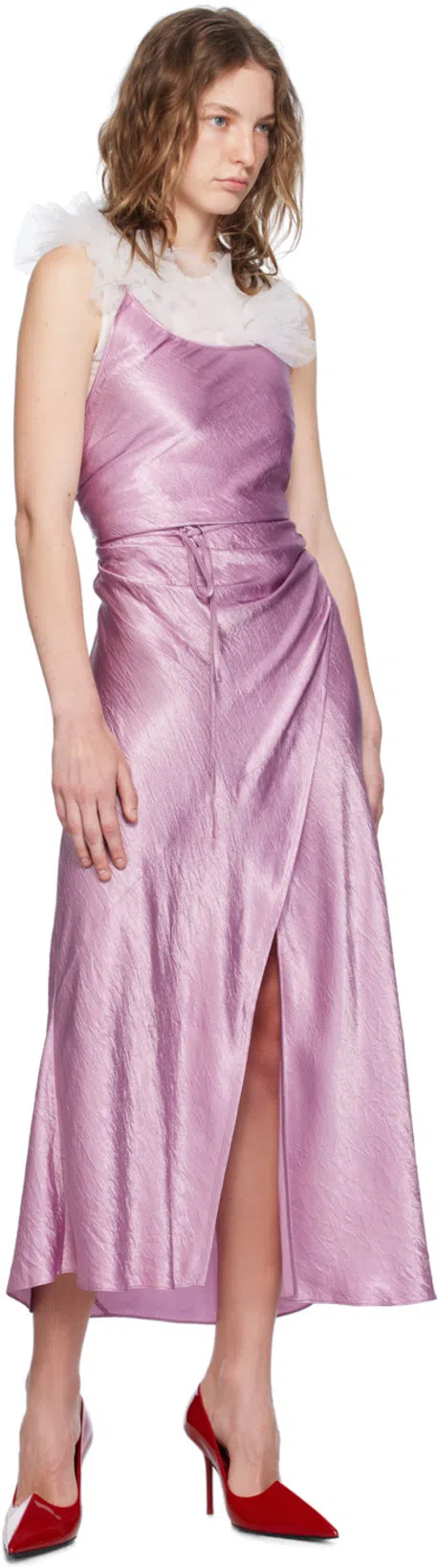 ACNE STUDIOS Red Leather Heels In Ack Red