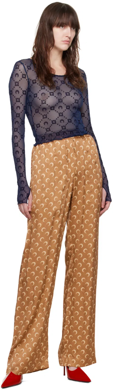 ACNE STUDIOS Red Leather Heels In Ack Red