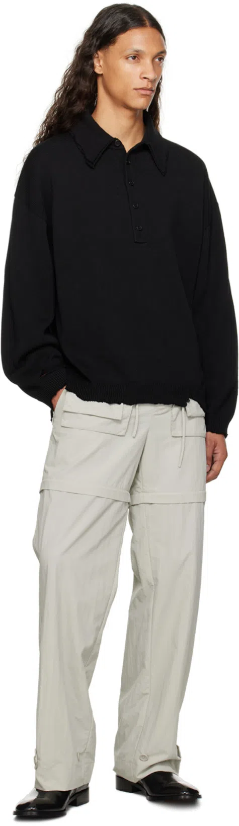 MAISON MARGIELA Tabi Toe Ankle Boots In Black