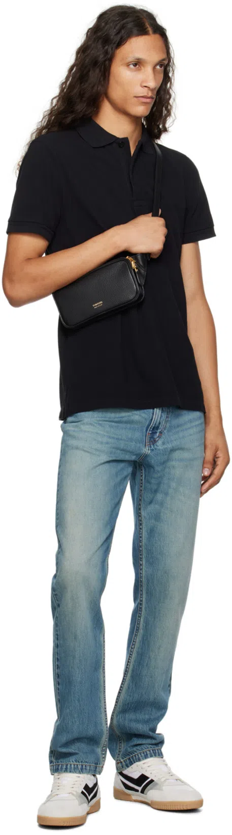 TOM FORD Round Head Lacing Low-cut Casual Sneakers In Multi