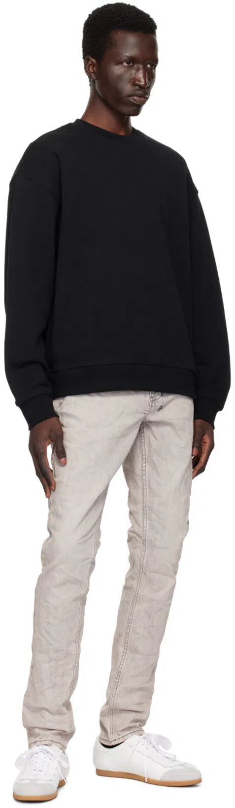 MAISON MARGIELA White Featherlight Sneakers In Calfskin And Suede