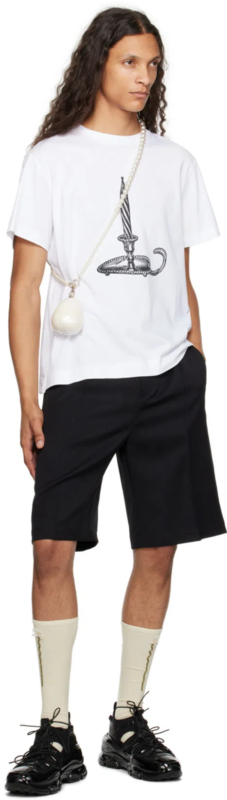 JACQUEMUS Le Short Melo In Black