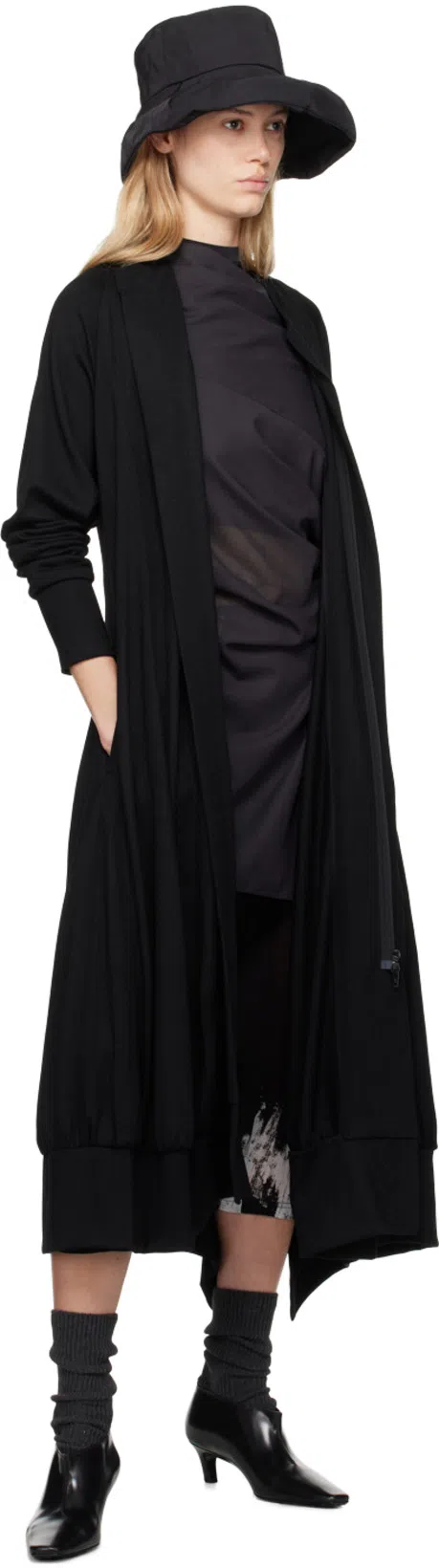 TOTÊME The Wide Shaft Glossed-leather Ankle Boots In Black