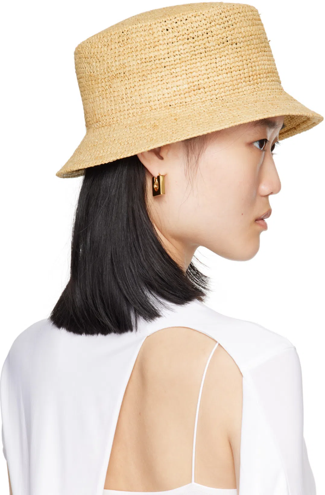 JACQUEMUS Beige La Casa 'le Bob Pesco' Hat In 142 Natural