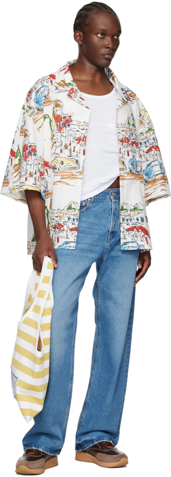 JACQUEMUS La Chemise Casaco In Multi