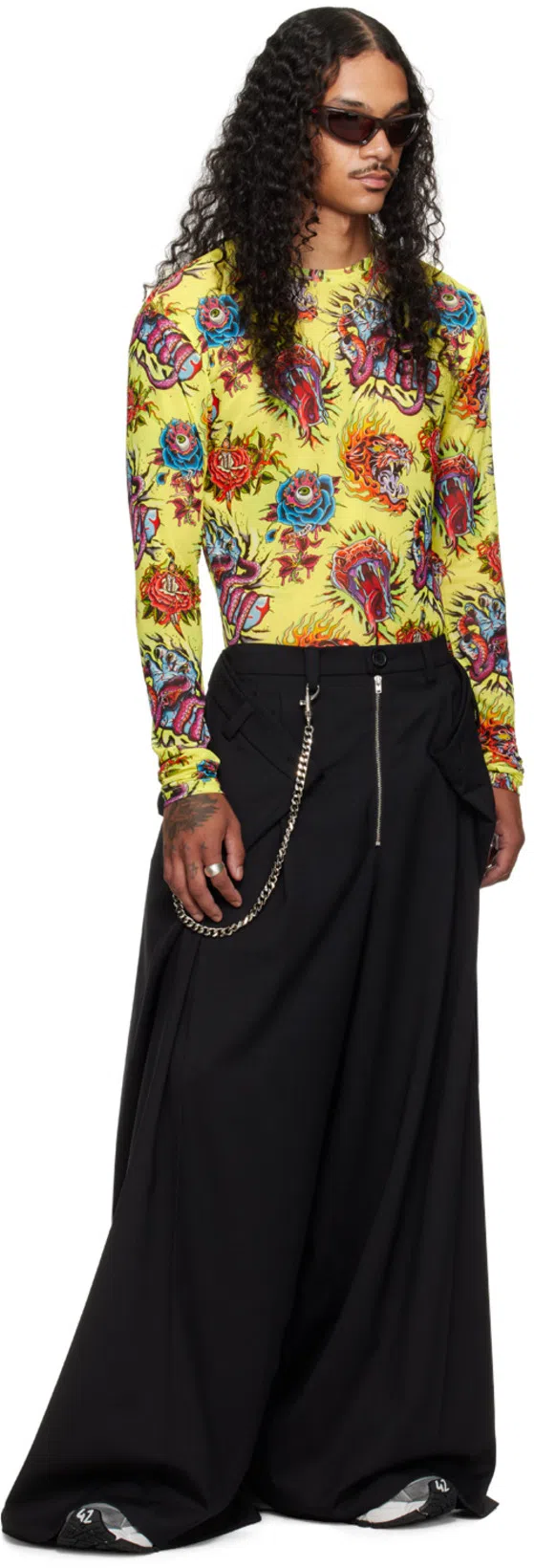 BALENCIAGA Dynamic Multicolor Runner Sneakers With Chunky Silhouette