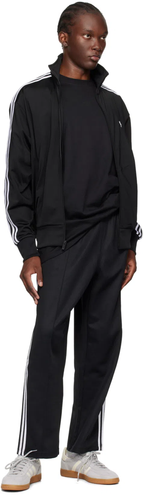 ADIDAS ORIGINALS Adidas Firebird Recycled Polyester Track Jacket In Black