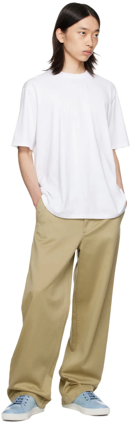 LANVIN Dbb1 Suede Sneakers In Cornflower