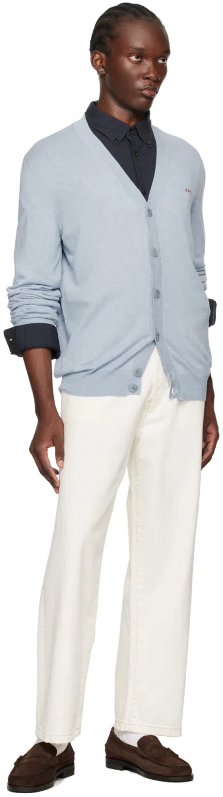 APC A.p.c. Mateo Oversize Button-down Shirt In Navy